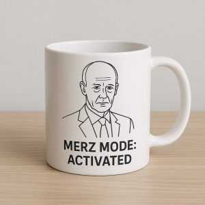 „Merz Mode: Activated“ Tasse